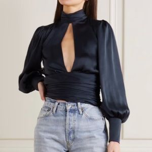 Orseund Iris | Navy Open Back Top